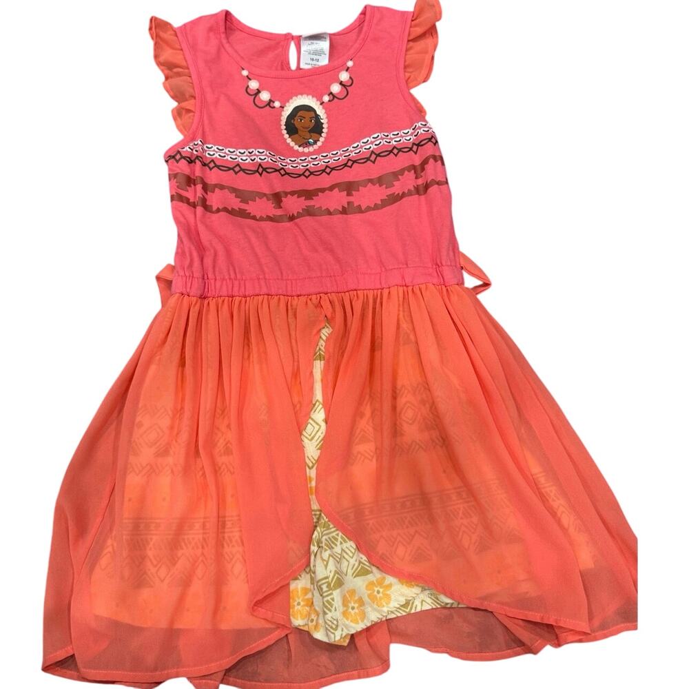 Disney Princess Moana Girls Romper, Size 10/12
